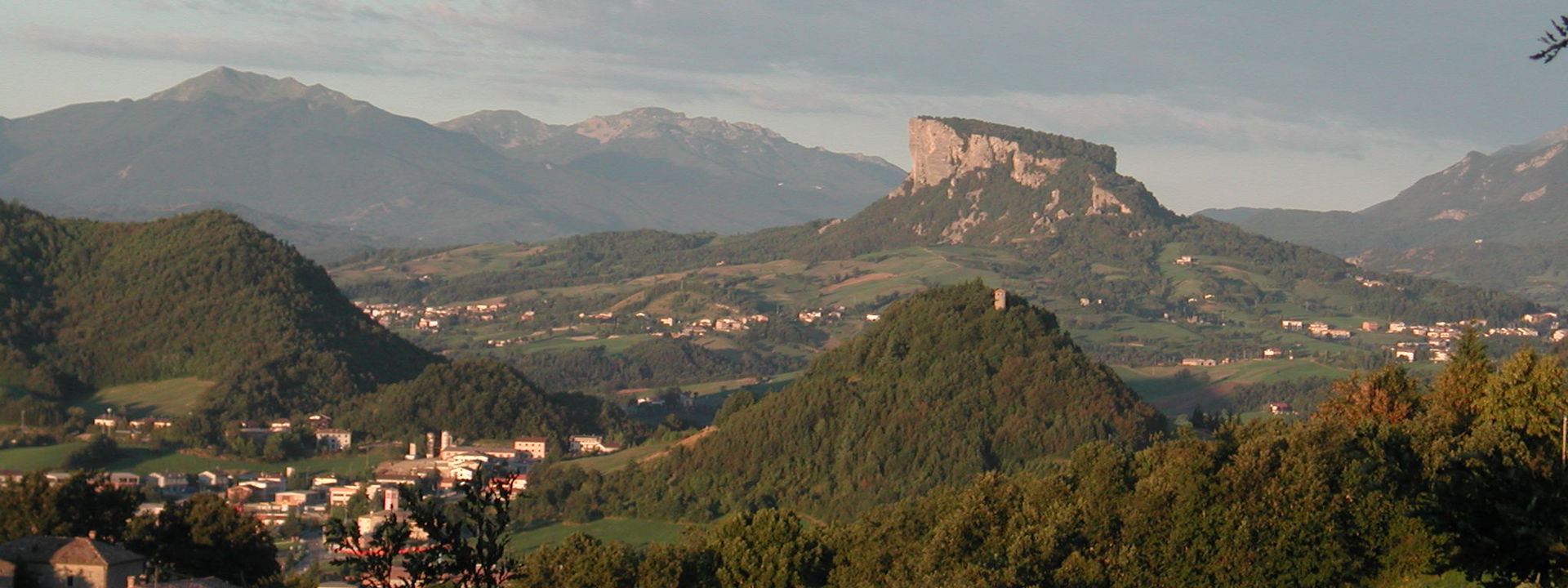 panoramica di Castelnuovo Monti