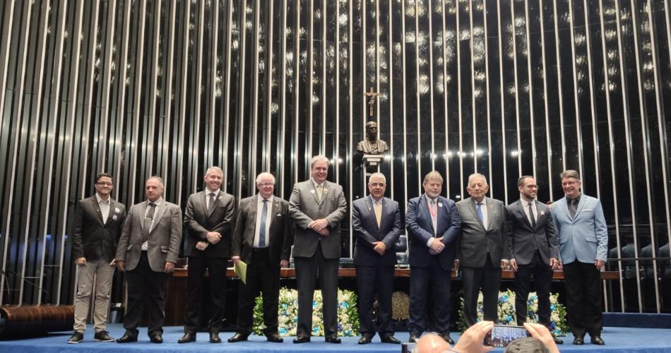 Speakers at the Brazilian Senate audition